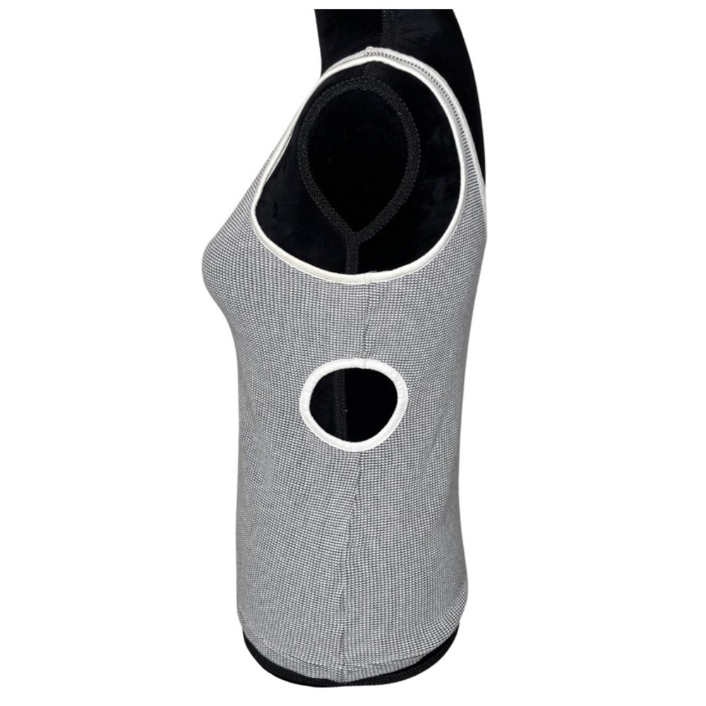 & Other Stories Gray Cotton Tank Side Hole